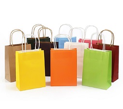 Kraft paper bag in stock