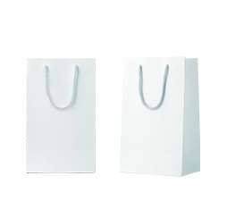White cardboard bag