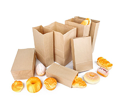 Takeaway kraft paper food bag